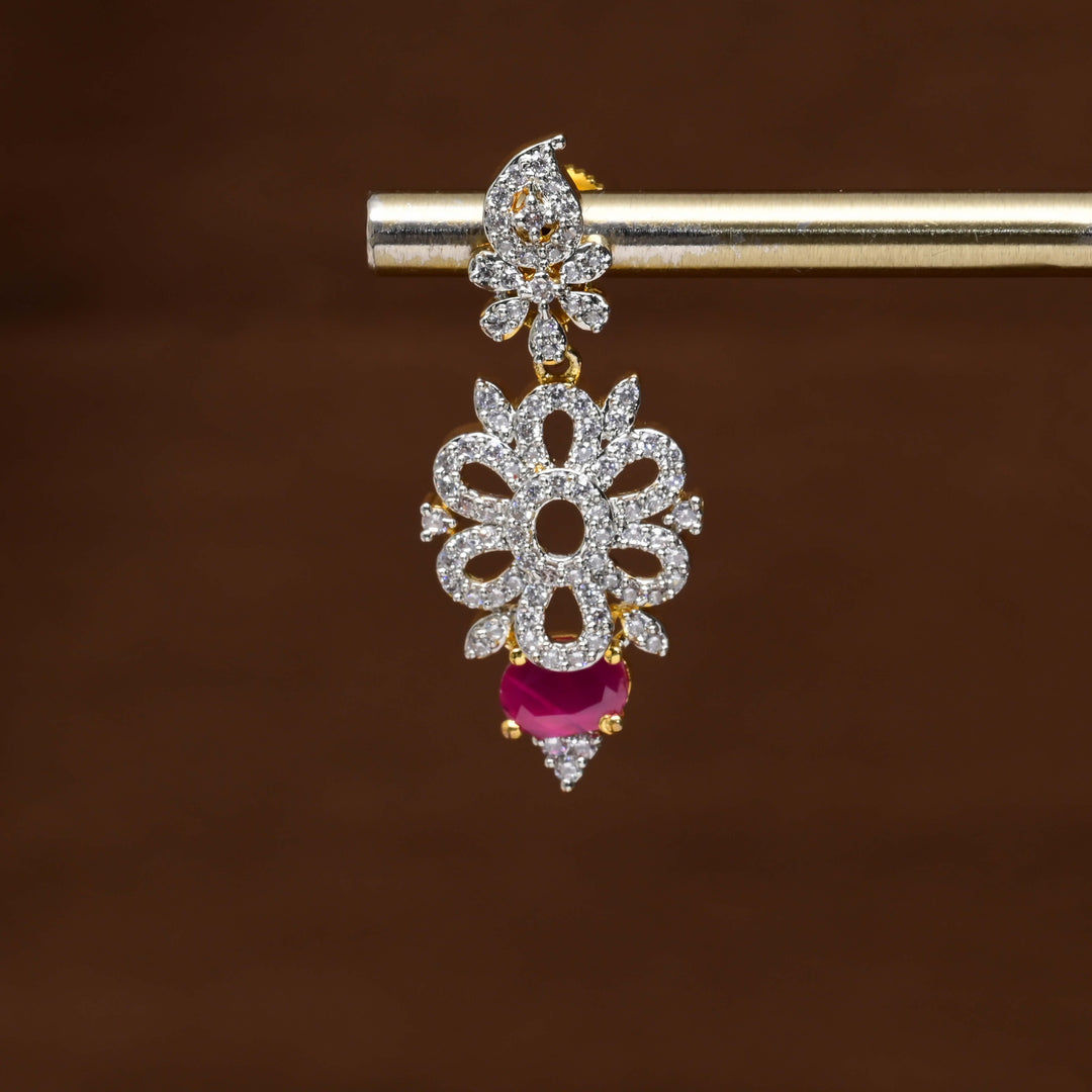 CZ Diamond Finish Earrings