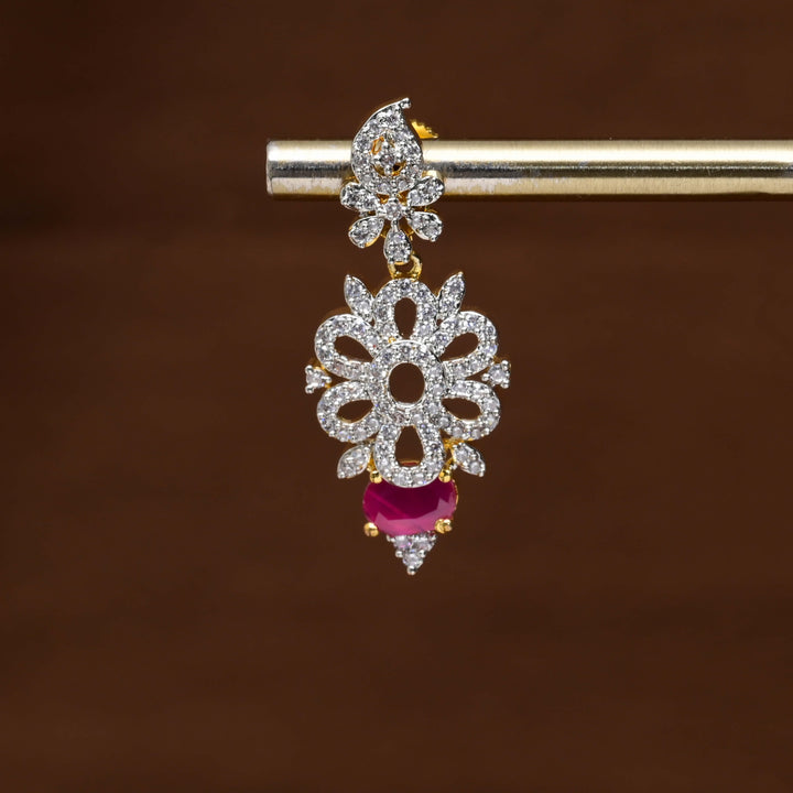 CZ Diamond Finish Earrings