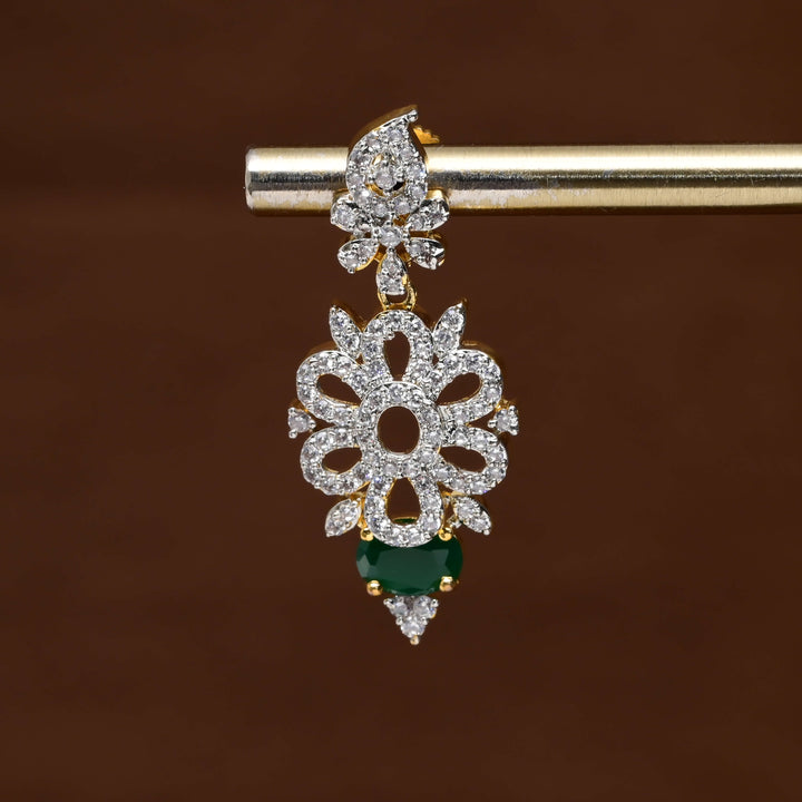 CZ Diamond Finish Earrings