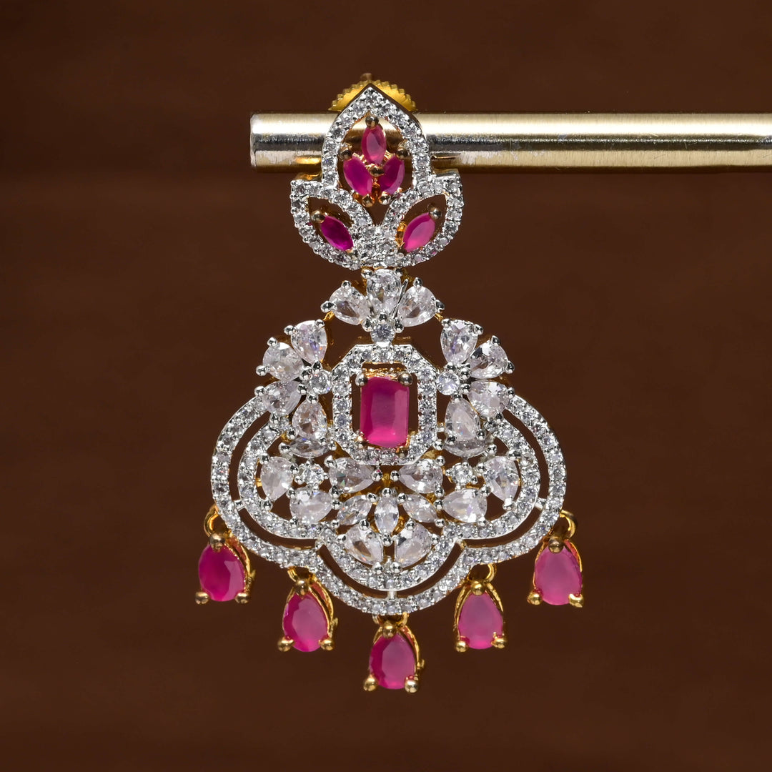 CZ Diamond Finish Earrings