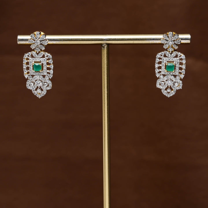 CZ Diamond Finish Earrings