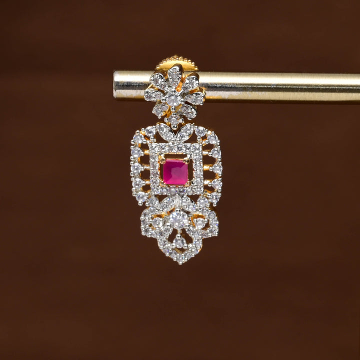 CZ Diamond Finish Earrings