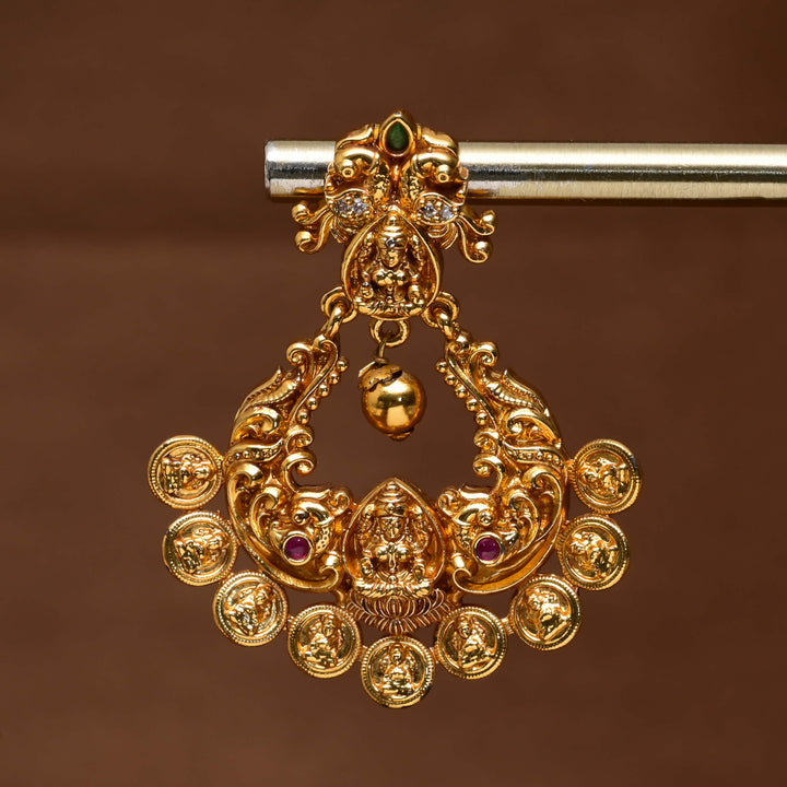 Temple Chandbali Earrings