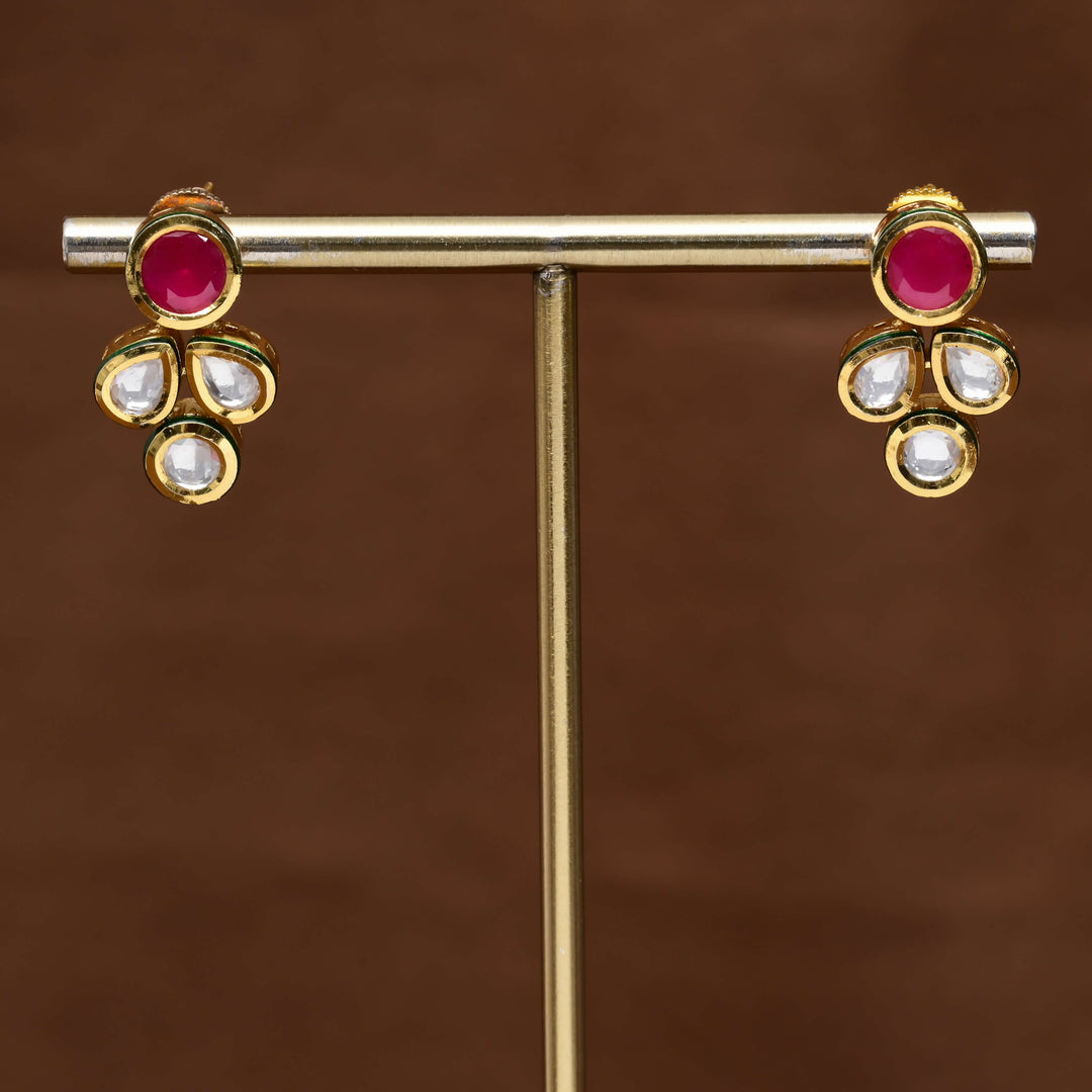 Kundan Stud Earrings
