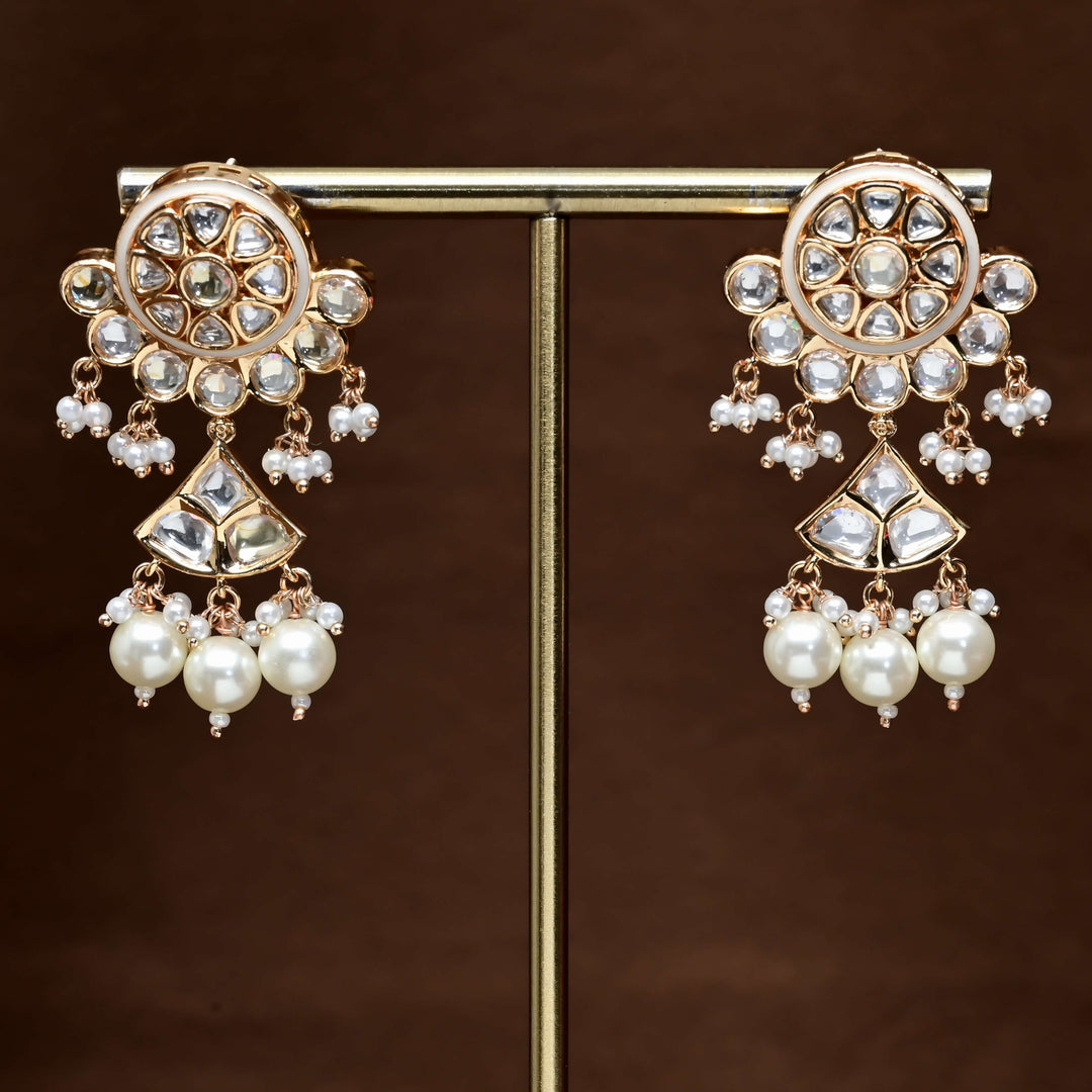 Moissanite Jhumka Earrings