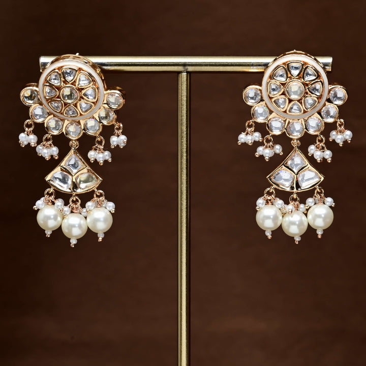 Moissanite Jhumka Earrings