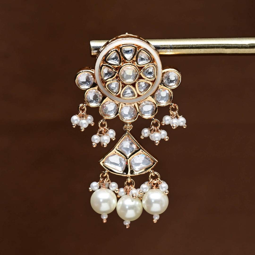 Moissanite Jhumka Earrings