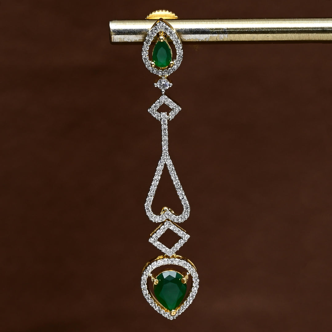 CZ Diamond Finish Earrings