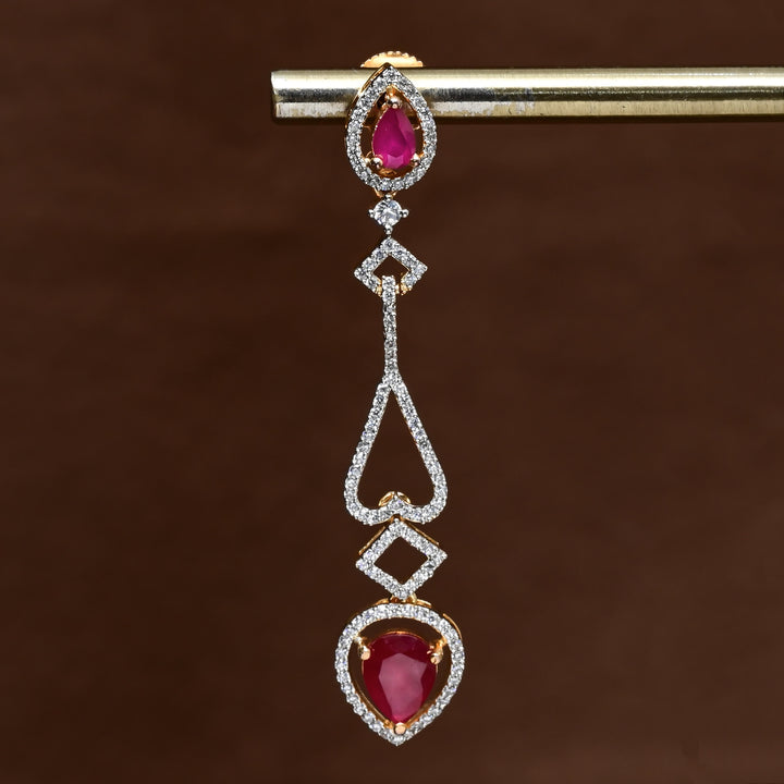 CZ Diamond Finish Earrings