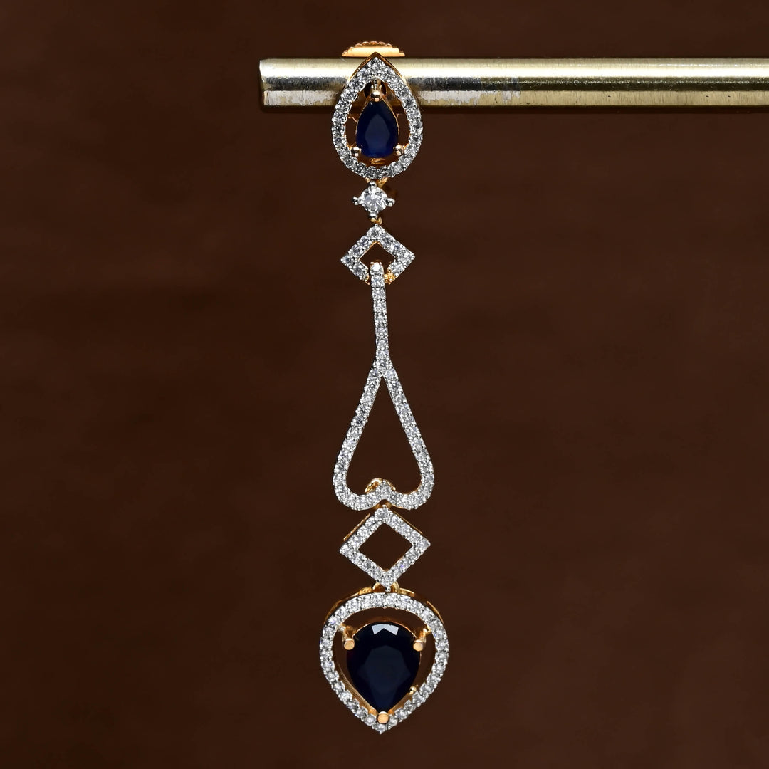 CZ Diamond Finish Earrings