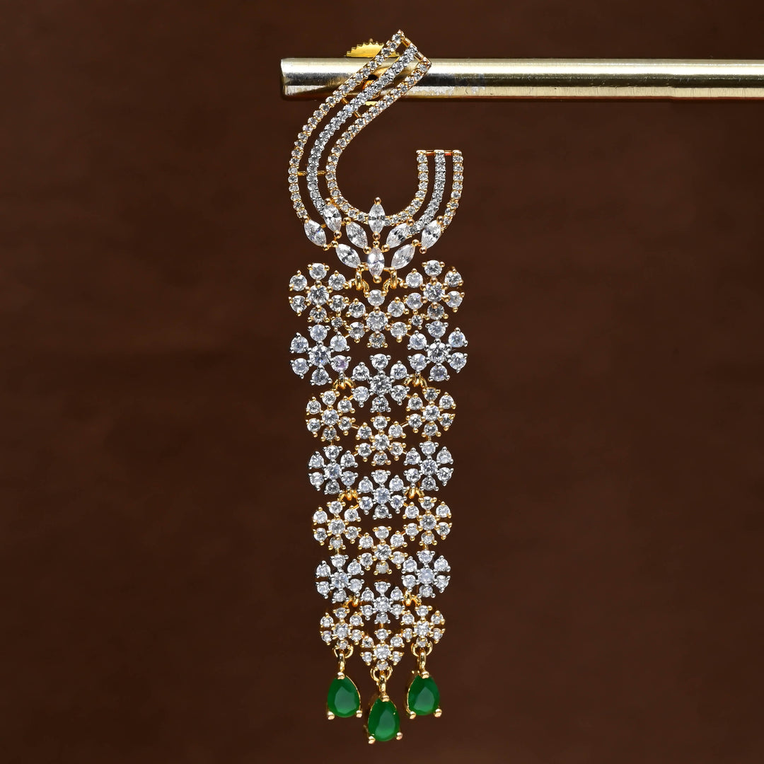 CZ Diamond Finish Earrings