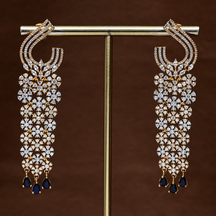 CZ Diamond Finish Earrings