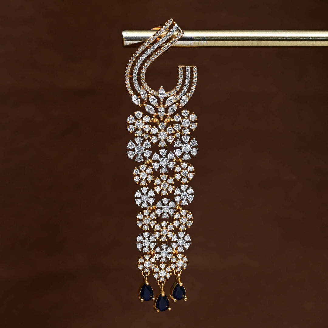 CZ Diamond Finish Earrings