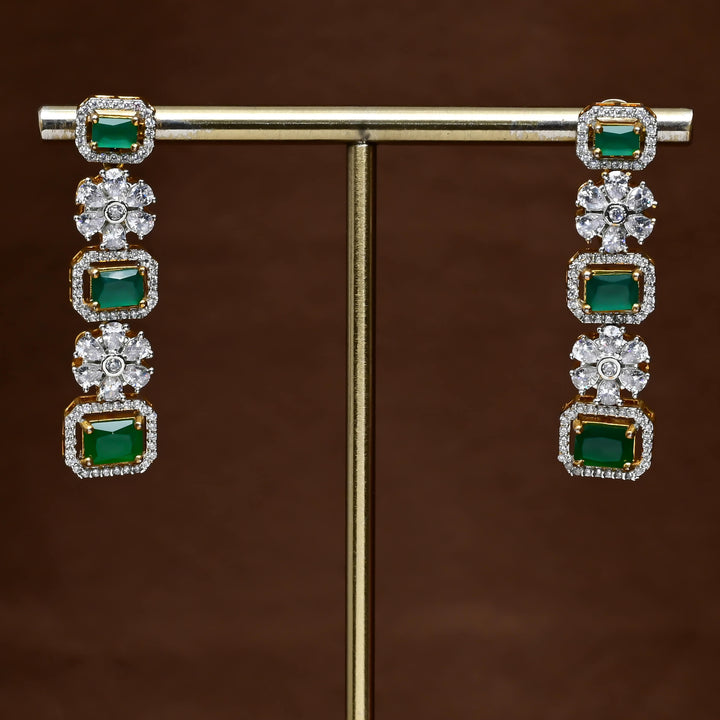 CZ Diamond Finish Earrings