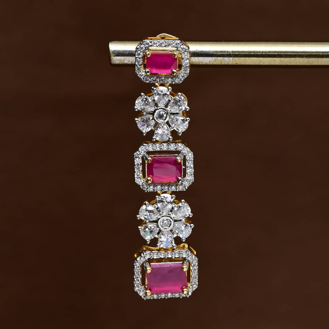 CZ Diamond Finish Earrings