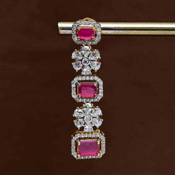 CZ Diamond Finish Earrings