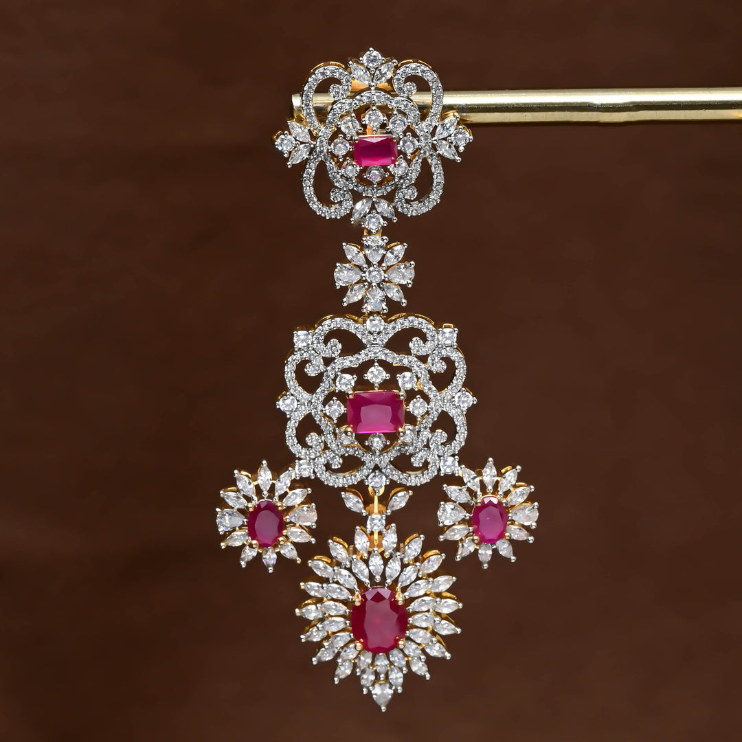 CZ Diamond Finish Earrings