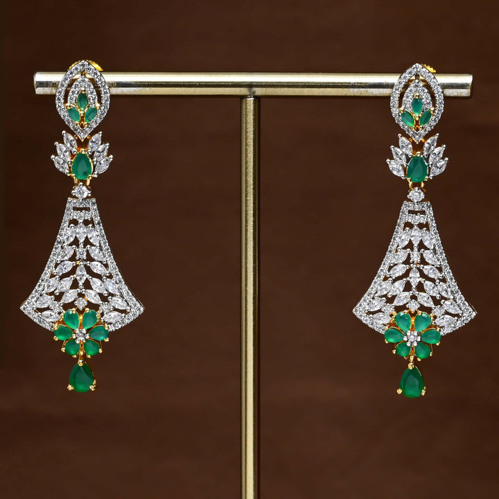 CZ Diamond Finish Earrings