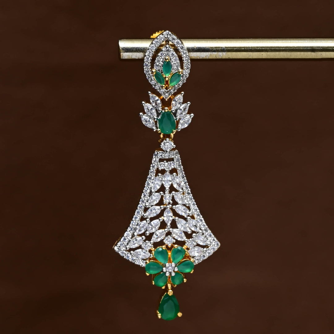 CZ Diamond Finish Earrings