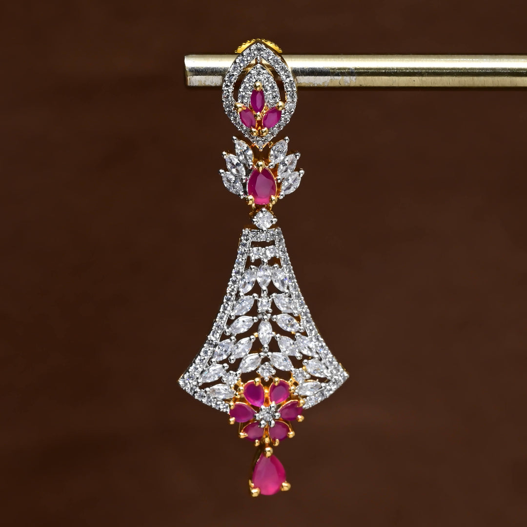 CZ Diamond Finish Earrings