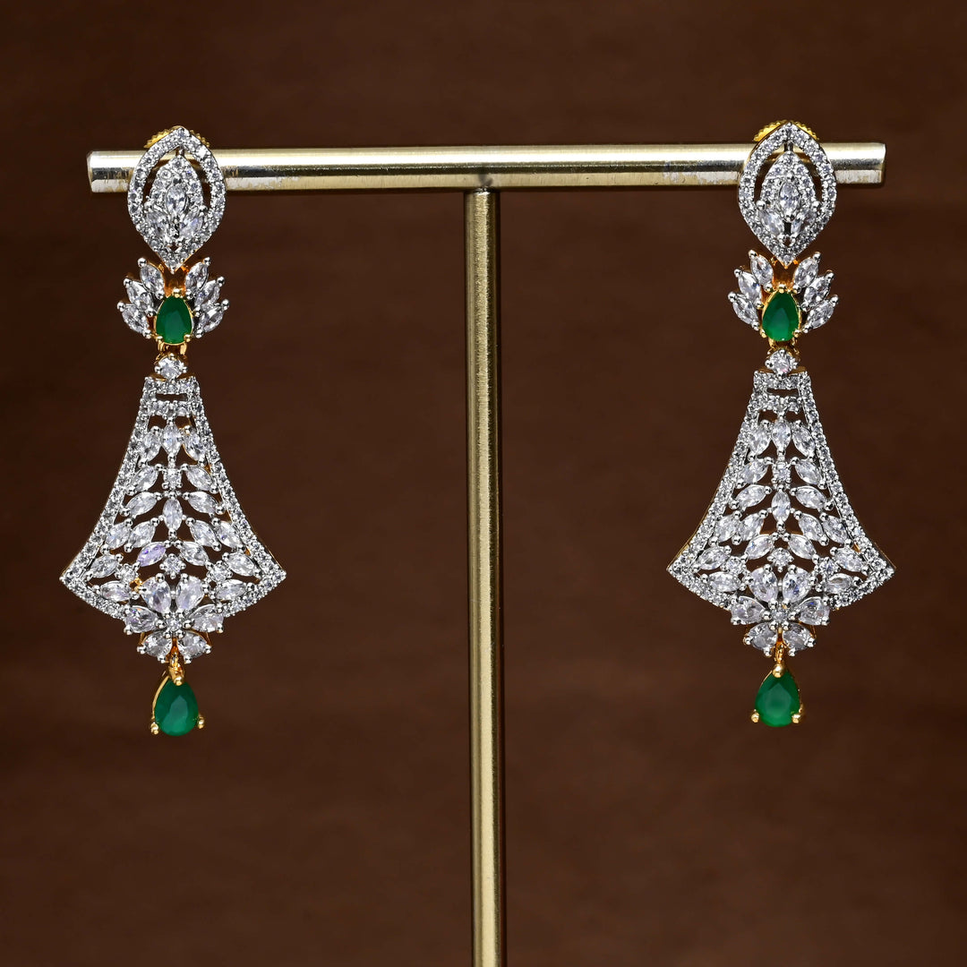 CZ Diamond Finish Earrings