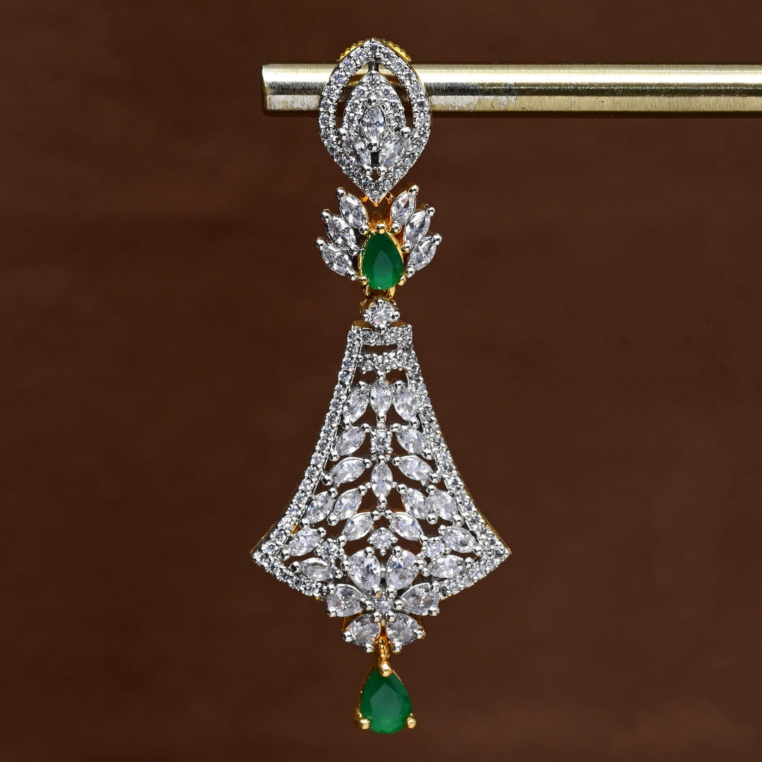 CZ Diamond Finish Earrings