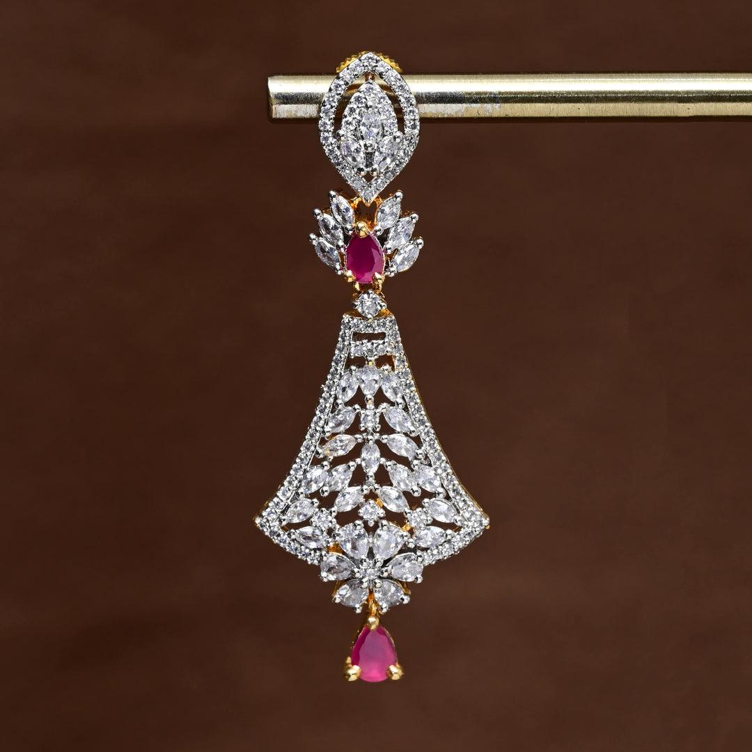 CZ Diamond Finish Earrings