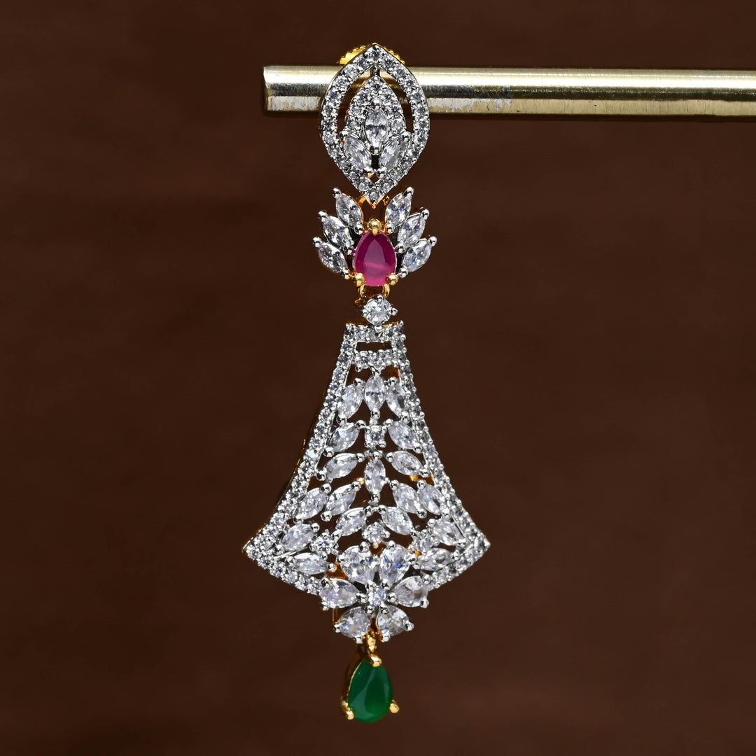 CZ Diamond Finish Earrings