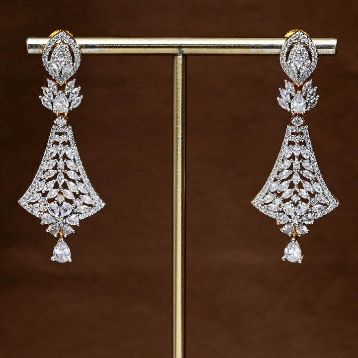CZ Diamond Finish Earrings