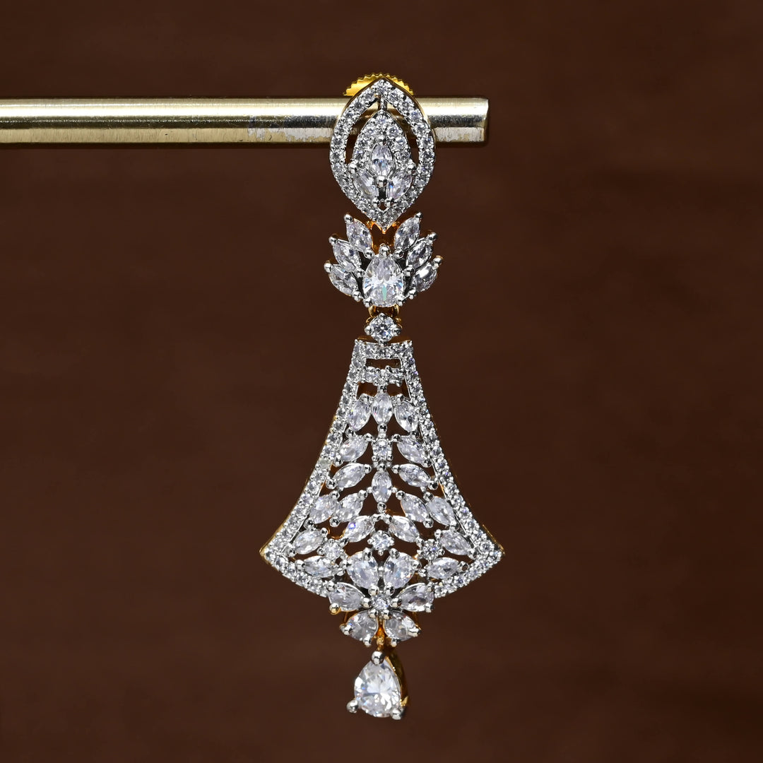 CZ Diamond Finish Earrings