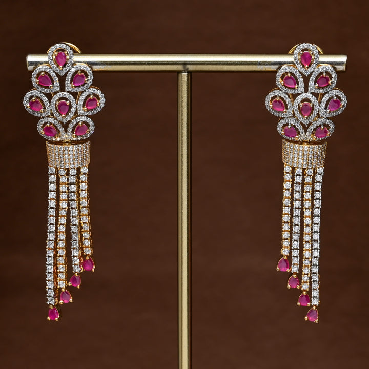 CZ Diamond Finish Earrings