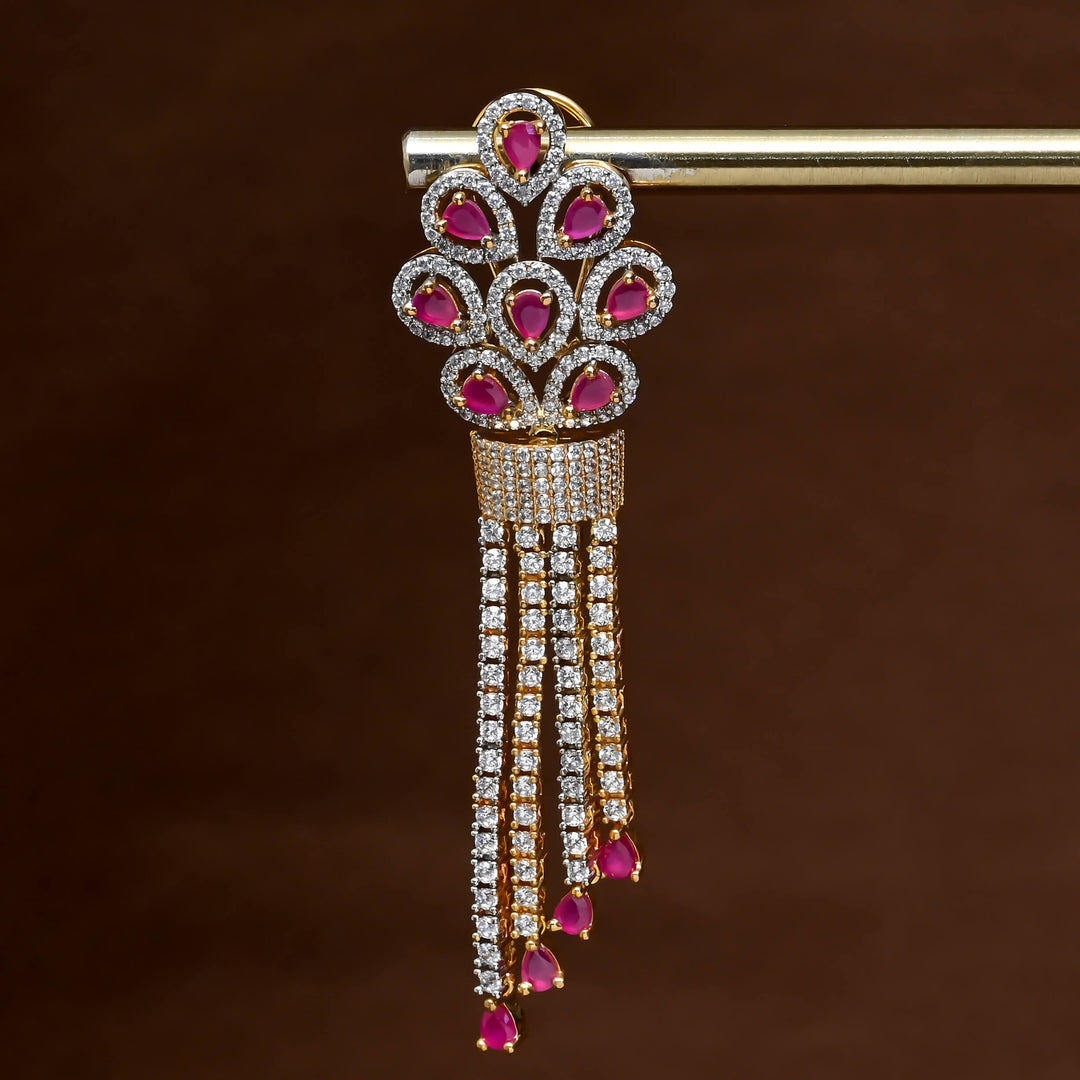 CZ Diamond Finish Earrings