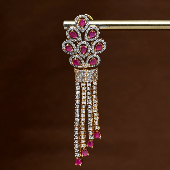 CZ Diamond Finish Earrings