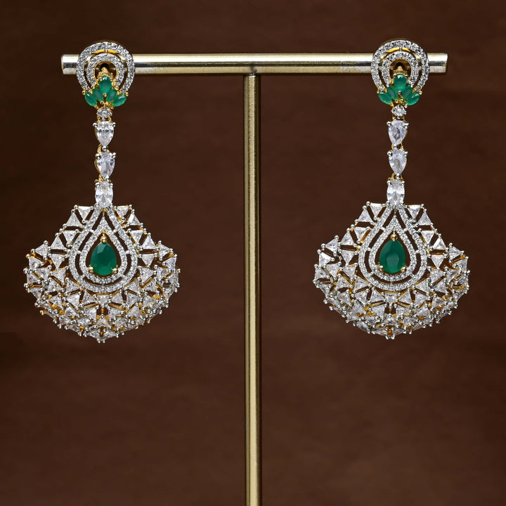 CZ Diamond Finish Earrings