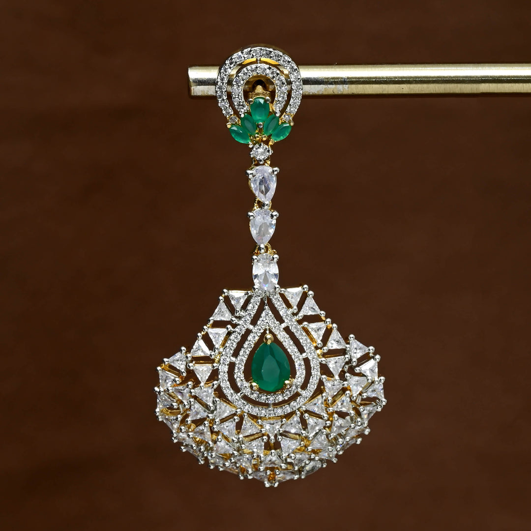 CZ Diamond Finish Earrings