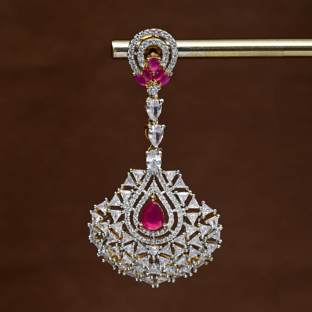 CZ Diamond Finish Earrings