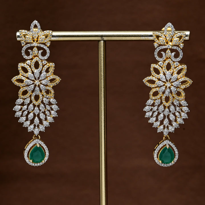 CZ Diamond Finish Earrings