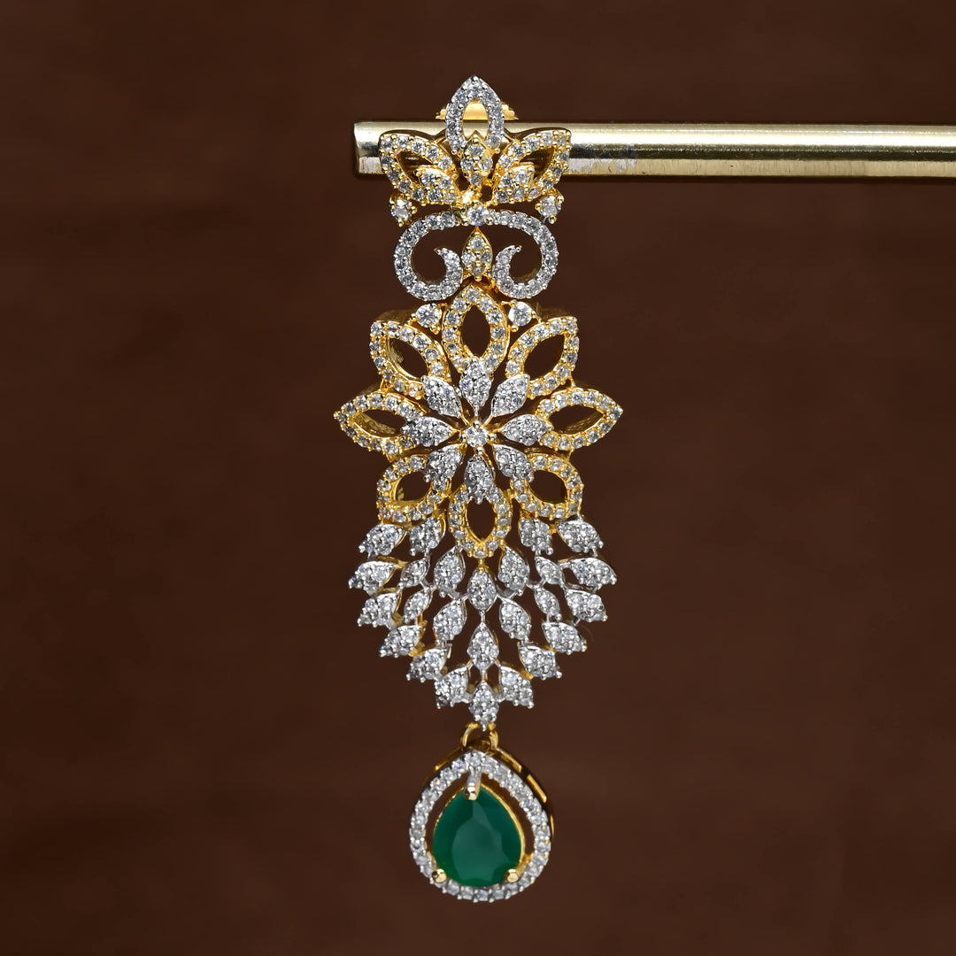 CZ Diamond Finish Earrings