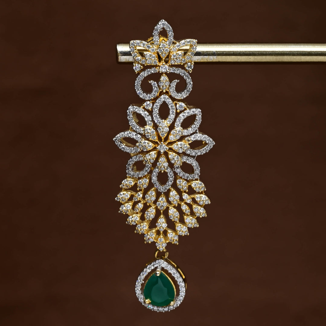 CZ Diamond Finish Earrings