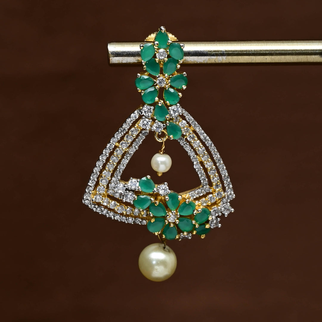 CZ Diamond Finish Earrings
