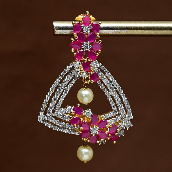 CZ Diamond Finish Earrings
