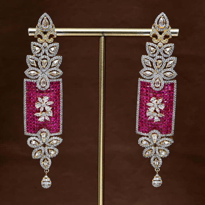CZ Diamond Finish Earrings
