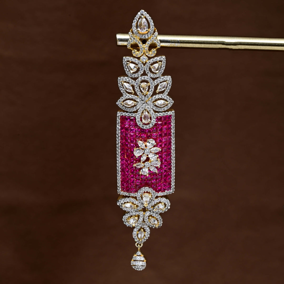 CZ Diamond Finish Earrings