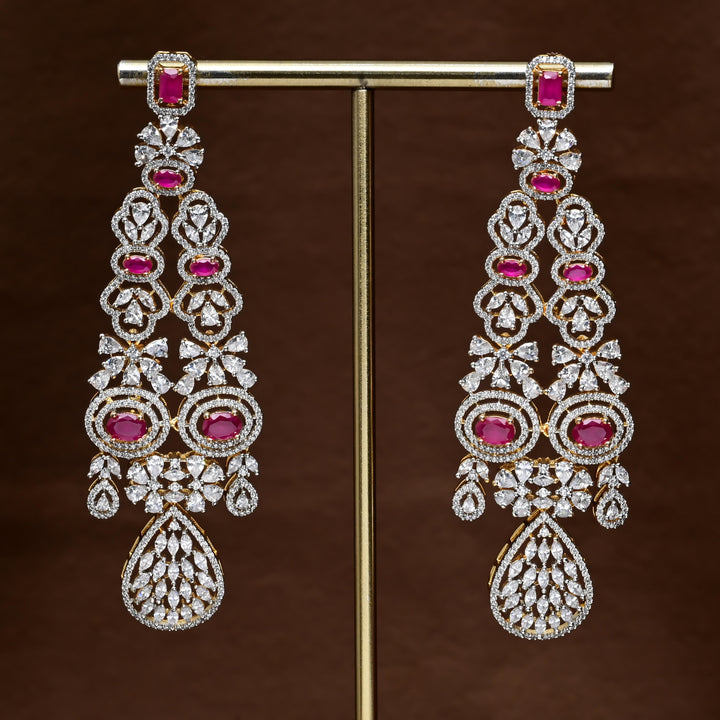 CZ Diamond Finish Earrings