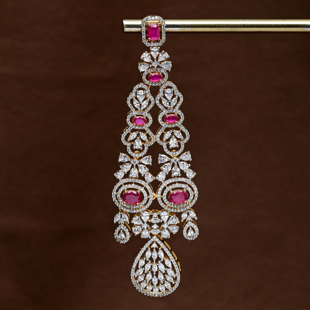 CZ Diamond Finish Earrings