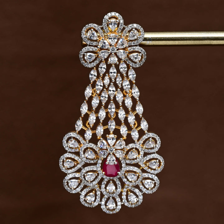 CZ Diamond Finish Earrings