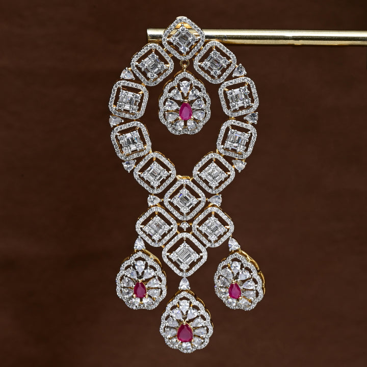 CZ Diamond Finish Earrings