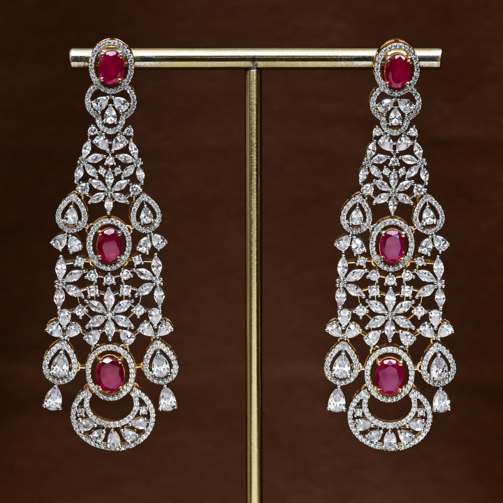 CZ Diamond Finish Earrings