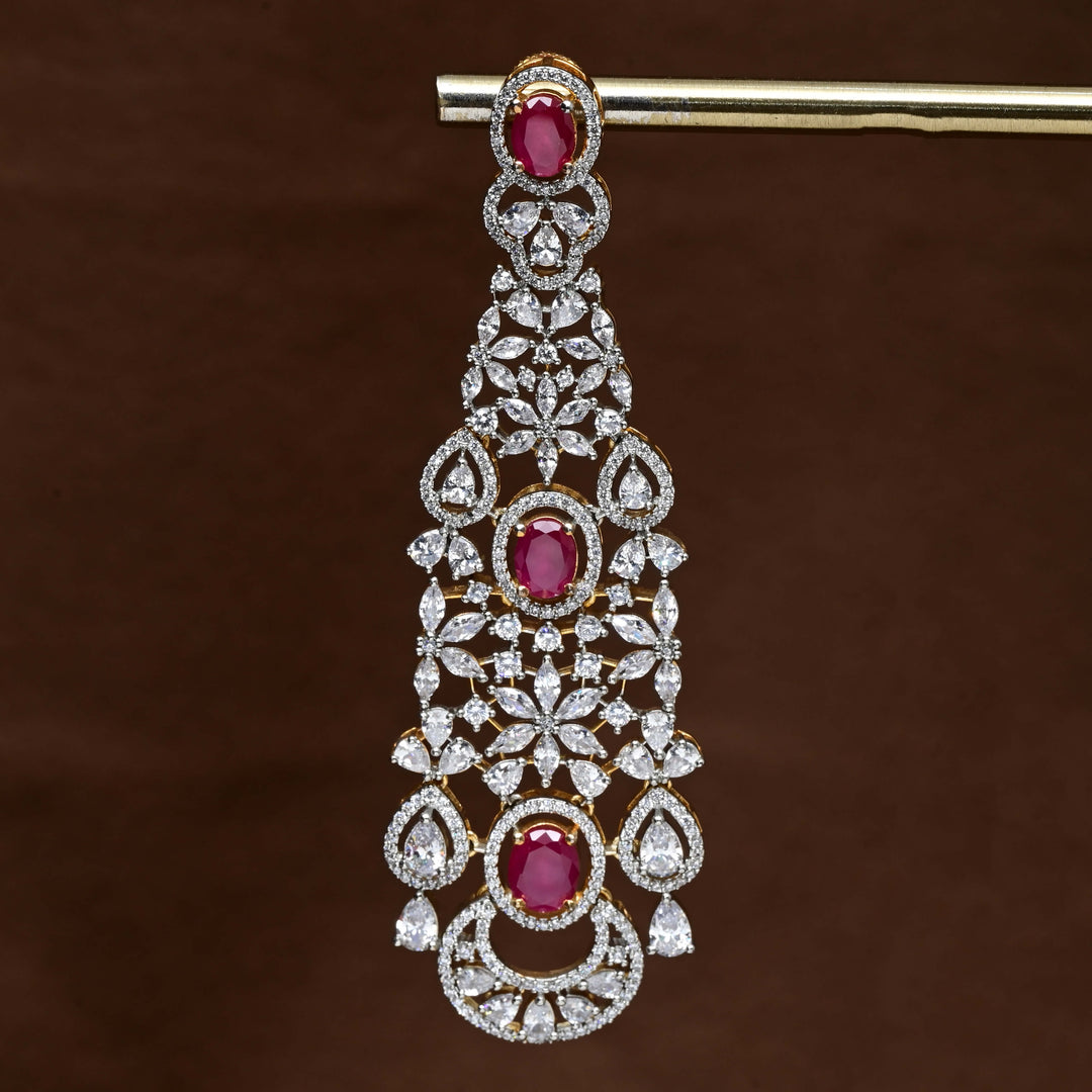 CZ Diamond Finish Earrings