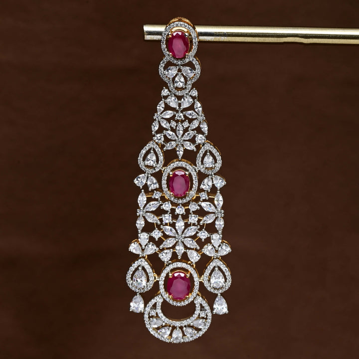 CZ Diamond Finish Earrings
